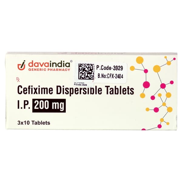 Cefixime 200 mg Tablets